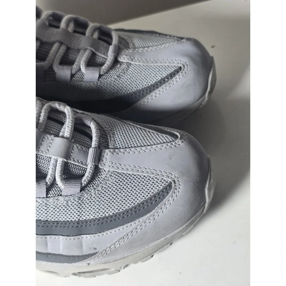 Nike Air Max 95 Shoes Mens 8 Greyscale Wolf Gray Clean Condition Sneaker - Picture 4 of 9